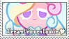 Cream Unicorn Cookie stamp